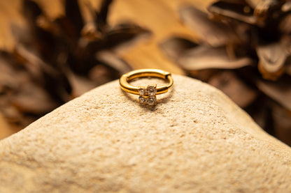 ALMÉA – Créole en Titane ASTM F - 136 | Hypoallergénique & Étanche - Much Elegance