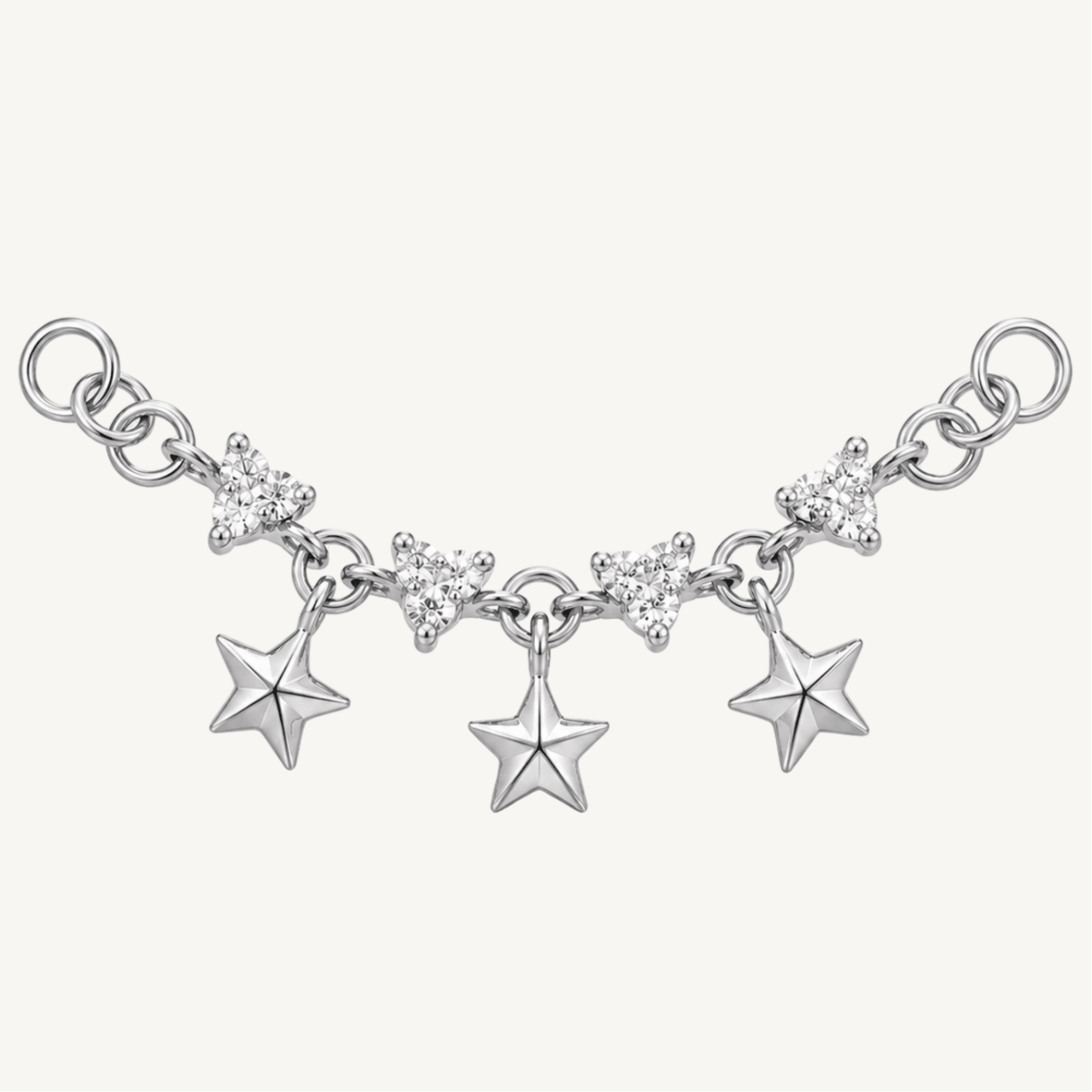 Charms chaîne céleste en argent sterling 925 - GALAXIE D’OR - Much Elegance
