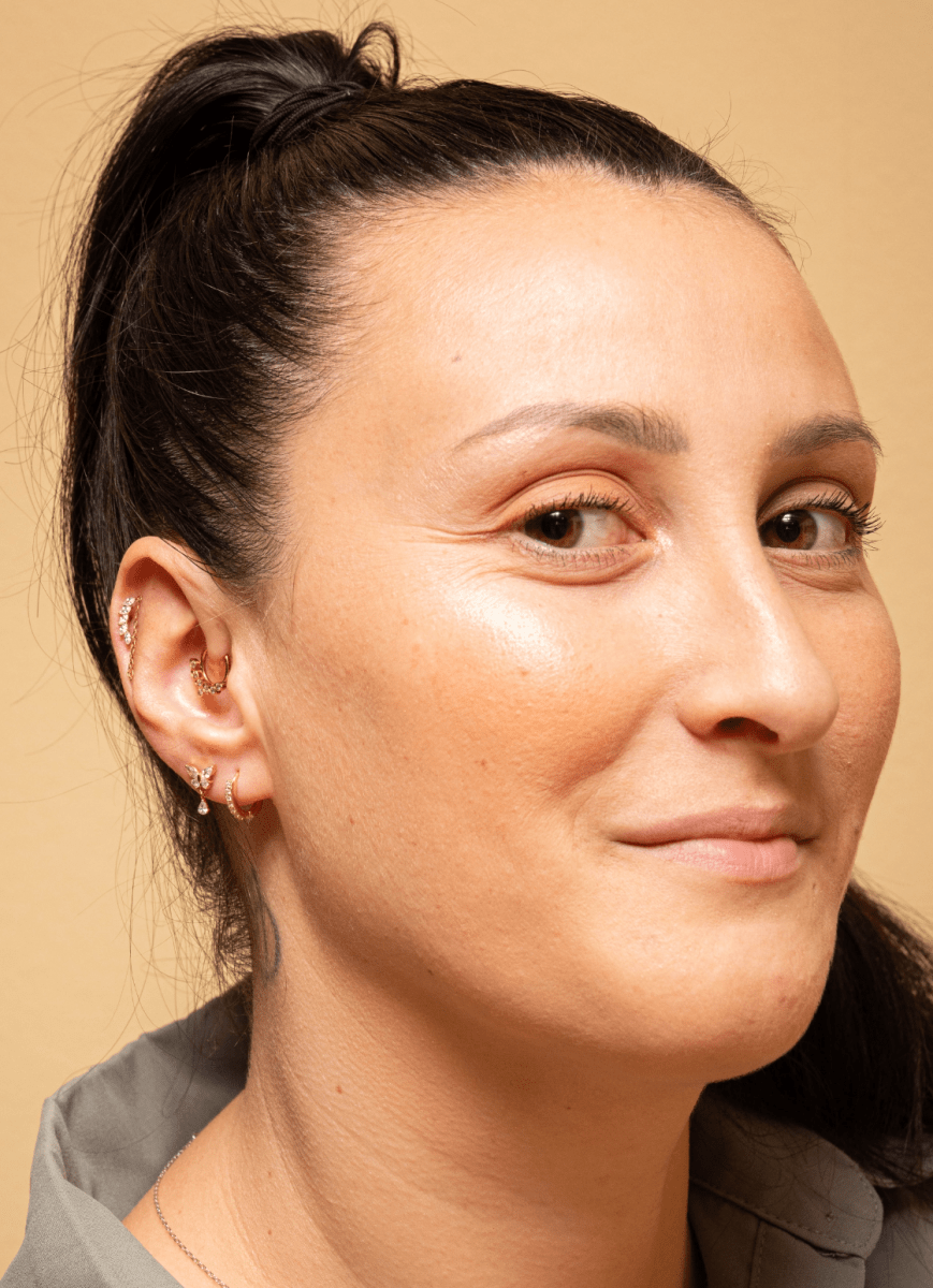 ÉCLAT SOLAIRE DAITH – Anneau de piercing en titane ASTM F136 hypoallergénique - Much Elegance