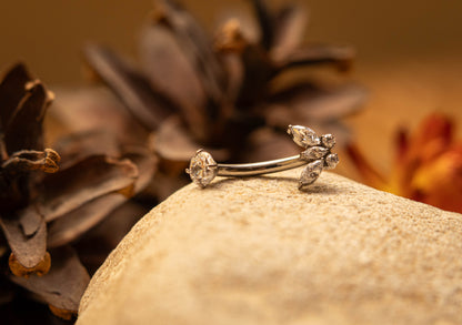 MARINA – Piercing de Nombril Papillon en Titane ASTM F - 136 - Much Elegance