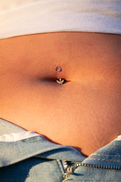 MARINA – Piercing de Nombril Papillon en Titane ASTM F - 136 - Much Elegance