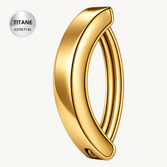 Piercing nombril en titane ASTM F136 hypoallergénique - NINA - Much Elegance
