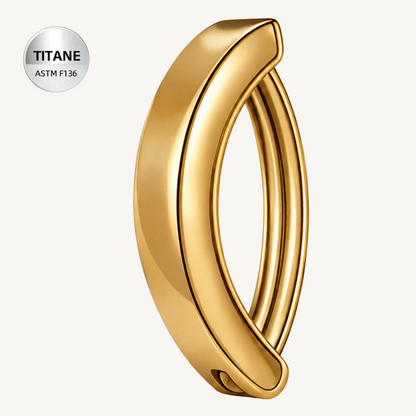 Piercing nombril en titane ASTM F136 hypoallergénique - NINA - Much Elegance