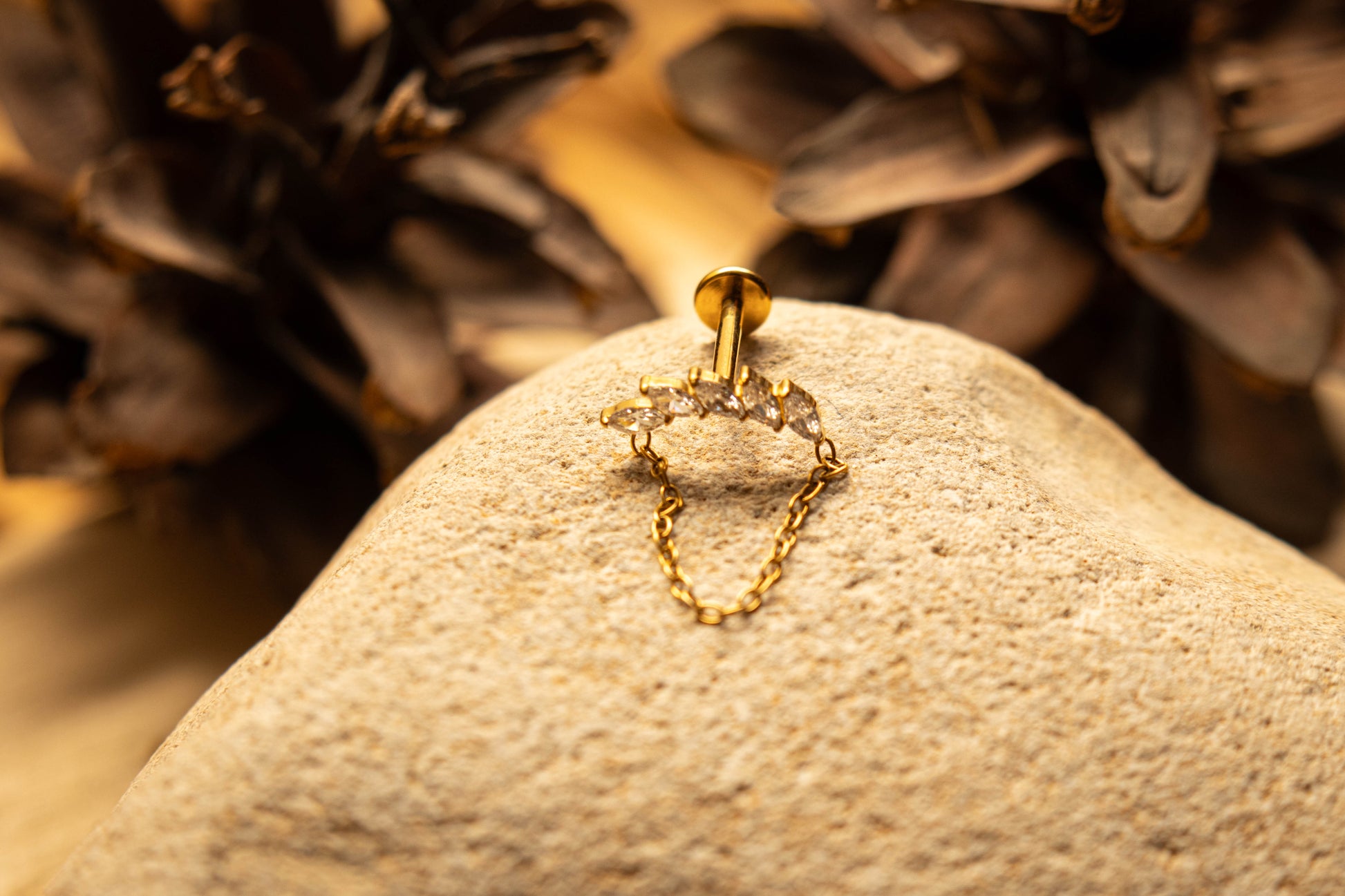 SERENA – Piercing Chaîne en Titane ASTM F - 136 - Much Elegance