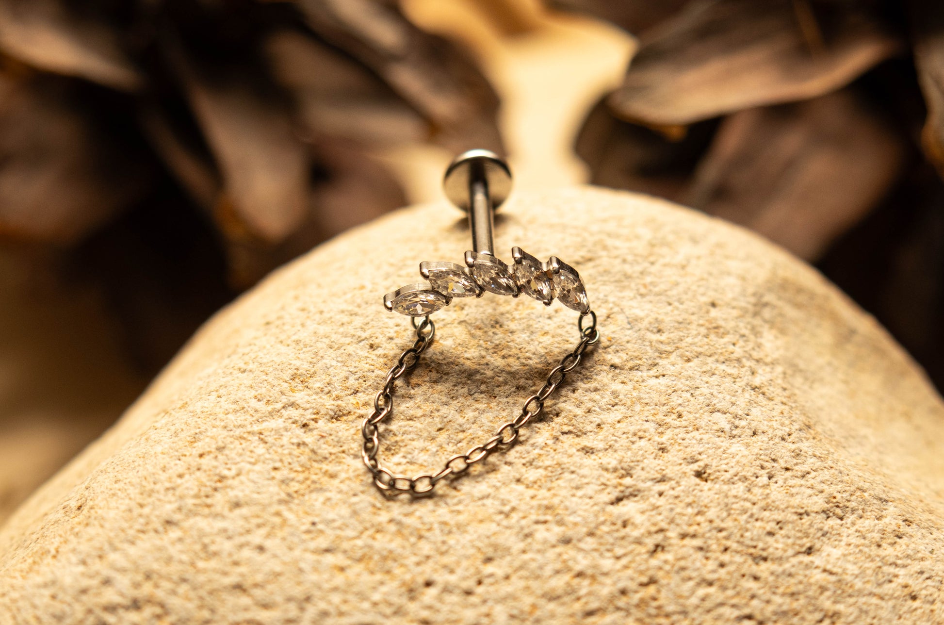 SERENA – Piercing Chaîne en Titane ASTM F - 136 - Much Elegance