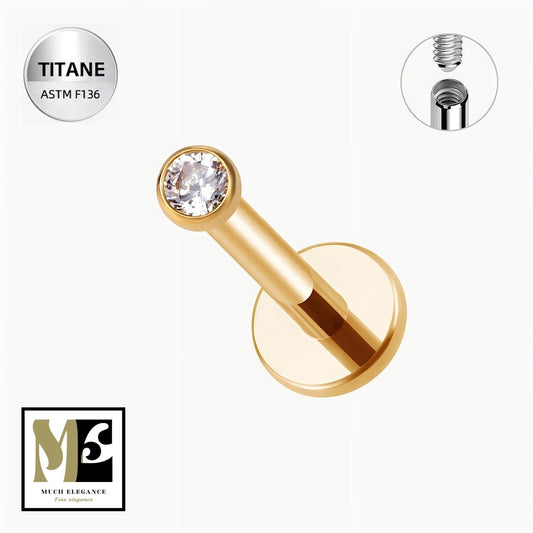 SOLÉA – Piercing Minimaliste en Titane ASTM F - 136 - Much Elegance